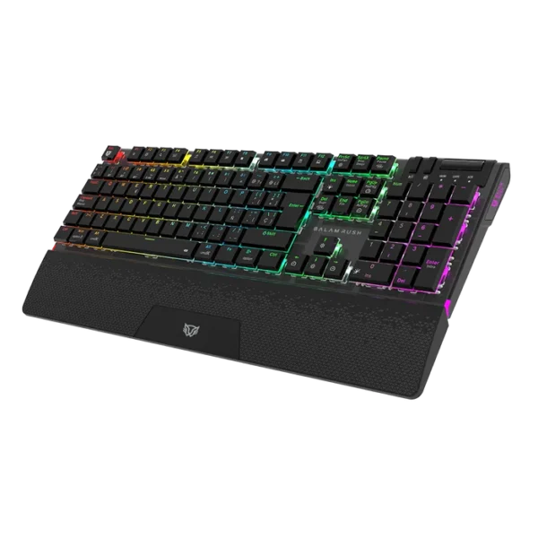 BR-940382-05 Teclado Gamer Balam Rush Dominate Expert GK979I LED RGB Mecánico Switch Outemu Red RF Inalámbrico Bluetooth Negro Español