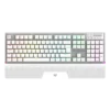 Teclado Gamer Balam Rush Dominate Expert GK979I LED RGB Mecánico Switch Outemu Red RF Inalámbrico Bluetooth Blanco Español