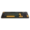 BR-942492_05 Teclado Gamer Balam Rush Defeat Level GK3 LED RGB Mecánico KTT Cream Yellow Pro RF USB Inalámbrico Bluetooth Negro Español