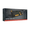 BR-942492_MOCKUP Teclado Gamer Balam Rush Defeat Level GK3 LED RGB Mecánico KTT Cream Yellow Pro RF USB Inalámbrico Bluetooth Negro Español