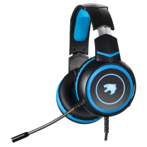 HGQUIMERAYGT-1 Headset Gamer Yaguaret Quimera Negro/Azul con Micrófono Alámbrico 3.5mm/USB 2 Metros