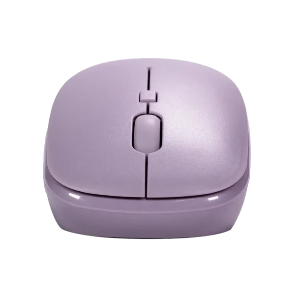 Mouse Estándar Naceb NA-0136M Morado Óptico 16000DPI 3 Botones USB 2.4 RF Inalámbrico
