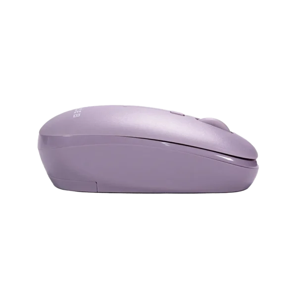 Mouse Estándar Naceb NA-0136M Morado Óptico 16000DPI 3 Botones USB 2.4 RF Inalámbrico