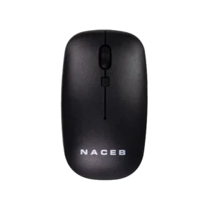 Mouse Estándar Naceb NA-0136N Negro Óptico 16000DPI 3 Botones USB 2.4 RF Inalámbrico