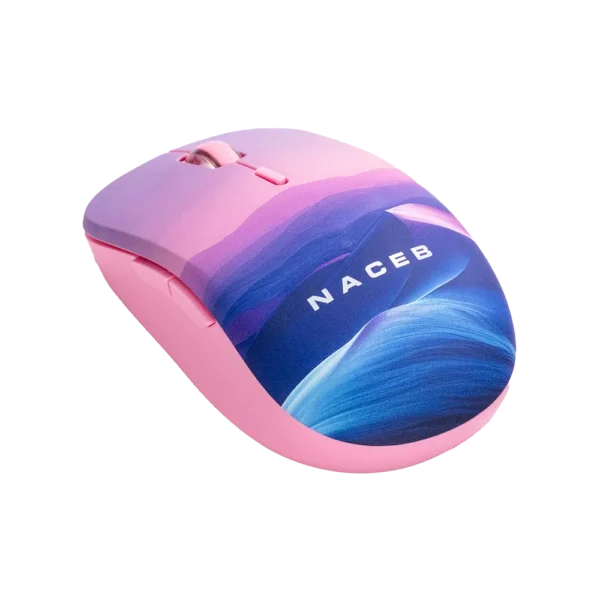 NA-0138B-5 Mouse Estándar Naceb NA-0138B Multicolor Óptico 16000DPI 3 Botones Radiofrecuencia Inalámbrico