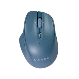Mouse Ergonómico Naceb NA-0139A Azul Óptico 16000DPI 5 Botones Radiofrecuencia Bluetooth Inalámbrico