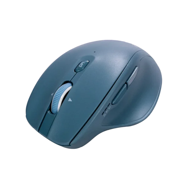 NA-0139A-3 Mouse Ergonómico Naceb NA-0139A Azul Óptico 16000DPI 5 Botones Radiofrecuencia Bluetooth Inalámbrico