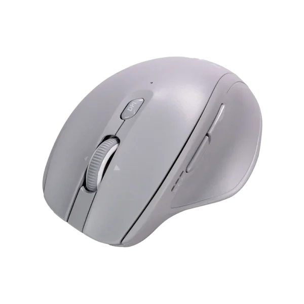 Mouse Ergonómico Naceb NA-0139G Gris Óptico 16000DPI 5 Botones Radiofrecuencia Bluetooth Inalámbrico
