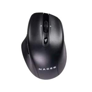 Mouse Ergonómico Naceb NA-0139N Negro Óptico 16000DPI 5 Botones Radiofrecuencia Bluetooth Inalámbrico