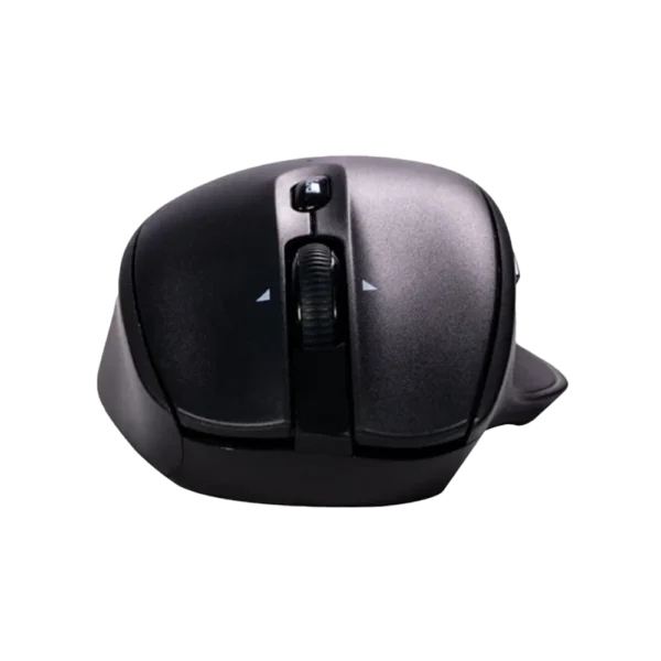 Mouse Ergonómico Naceb NA-0139N Negro Óptico 16000DPI 5 Botones Radiofrecuencia Bluetooth Inalámbrico