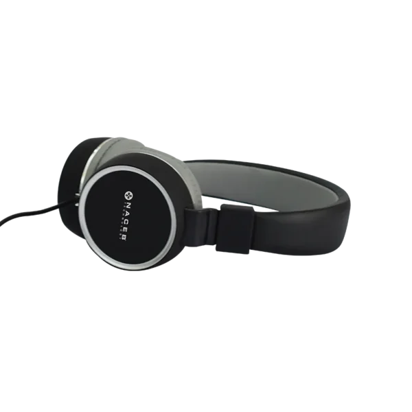 Audífonos Estándar Naceb NA-0310G Gris con Microfóno Alámbrico 1.2 Metros 3.5mm