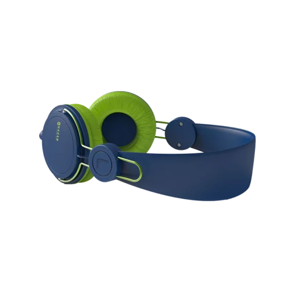 Headset Estándar Naceb Air Verde/Azul con Microfóno Alámbrico 1.2 Metros 3.5mm