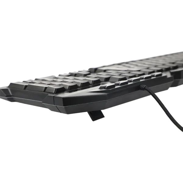 Teclado Gamer Naceb NA-0912 LED RGB Membrana Alámbrico USB Negro Español