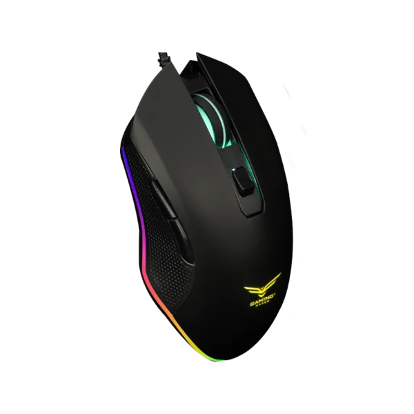Mouse Gamer Naceb Horus NA-0937 LED RGB Negro Óptico 32000DPI 4 Botones Alámbrico USB