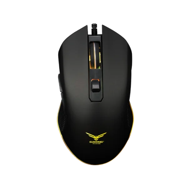 Mouse Gamer Naceb Horus NA-0937 LED RGB Negro Óptico 32000DPI 4 Botones Alámbrico USB