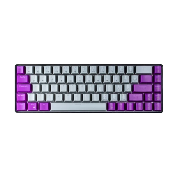 NA-0963G-1 Teclado Gamer Naceb NA-0963G LED RGB Mecánico Óptico Alámbrico USB Gris Inglés