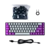 NA-0963G-2 Teclado Gamer Naceb NA-0963G LED RGB Mecánico Óptico Alámbrico USB Gris Inglés