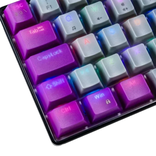 NA-0963G-5 Teclado Gamer Naceb NA-0963G LED RGB Mecánico Óptico Alámbrico USB Gris Inglés