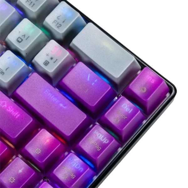 NA-0963G-7 Teclado Gamer Naceb NA-0963G LED RGB Mecánico Óptico Alámbrico USB Gris Inglés