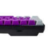 NA-0963M-3 Teclado Gamer Naceb NA-0963M LED RGB Mecánico Óptico Alámbrico USB Morado Inglés