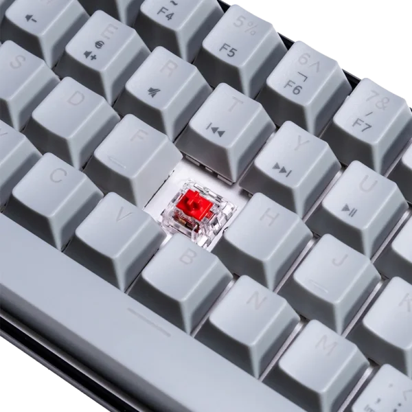 NA-0963M-8 Teclado Gamer Naceb NA-0963G LED RGB Mecánico Óptico Alámbrico USB Gris Inglés