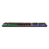 Teclado Gamer Naceb Cyber Steel NA-0966 LED RGB Membrana Alámbrico USB Plata Español
