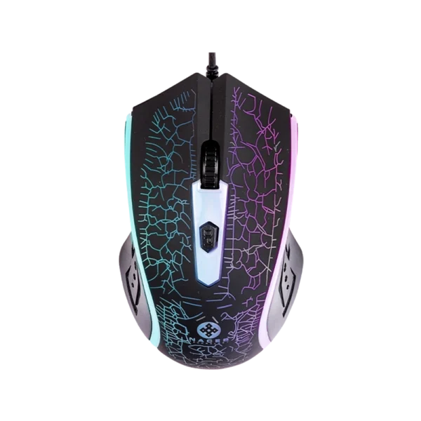 Mouse Gamer Naceb NA-592NE Negro Óptico 12000DPI 4 Botones USB Alámbrico
