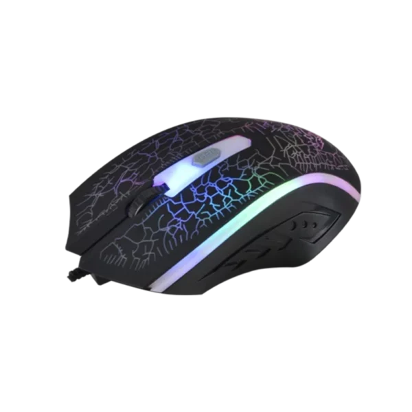 Mouse Gamer Naceb NA-592NE Negro Óptico 12000DPI 4 Botones USB Alámbrico