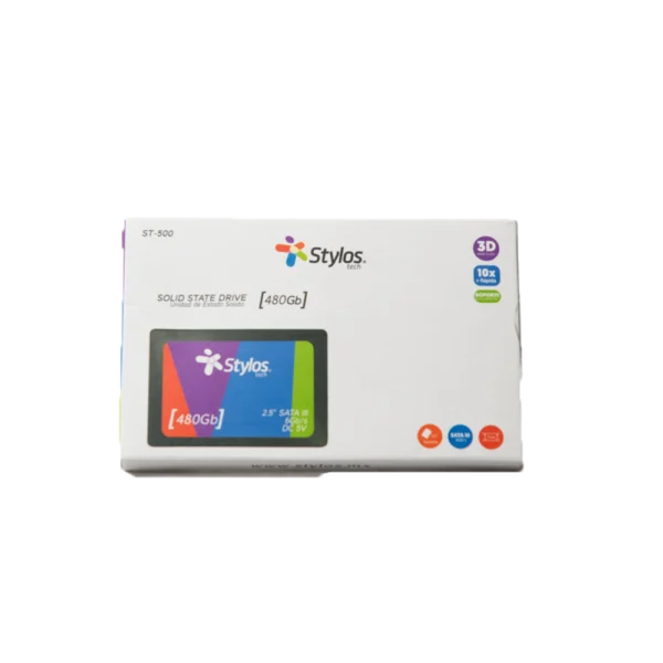 Unidad de Estado Solido Stylos 240GB 2.5" M.2 SATA3 460MB/s Escritura 520MB/s Lectura