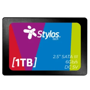 STMSSD4B-1 Unidad de Estado Solido Stylos 1TB 2.5" M.2 SATA3 460MB/s Escritura 520MB/s Lectura