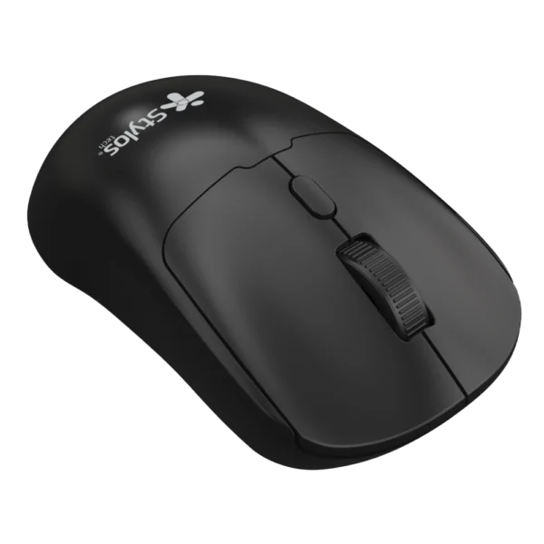 Mouse Estándar Stylos STPMOI7B Negro Óptico 1600DPI 4 Botones Radiofrecuencia Inalámbrico