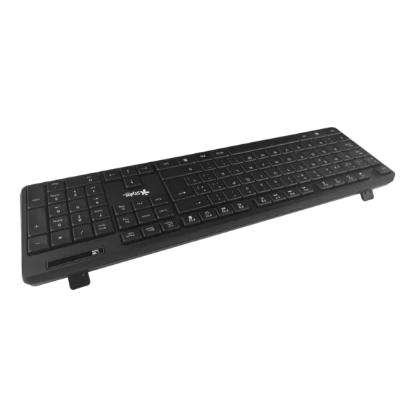 STPTEC4B-2 Teclado Estándar Stylos STPTEC5B Membrana Inalámbrico/Alámbrico Radiofrecuencia USB Negro Español