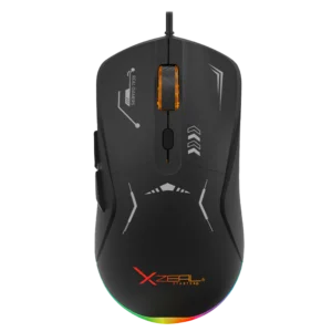 Mouse Gamer Xzeal XST-401 Negro Óptico 7200DPI 6 Botones Alámbrico USB-A
