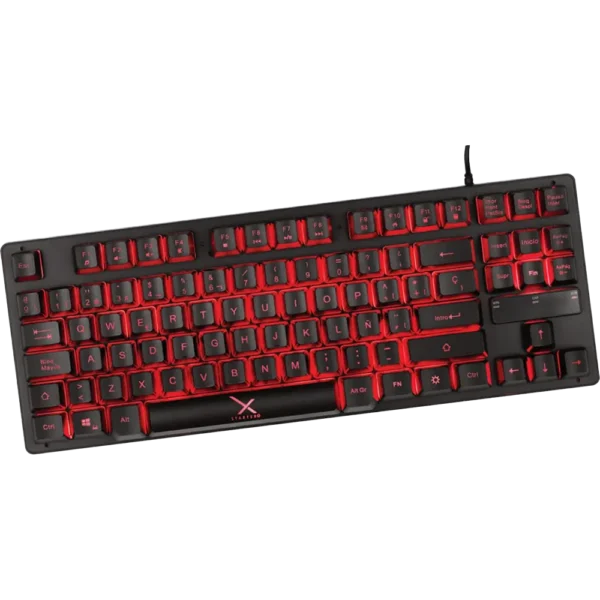 Teclado Gamer XZEAL XST-300 LED RGB Membrana Alámbrico USB Negro Español