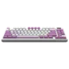 Teclado Gamer MSI Forge GK600 TKL Mecánico Linear Inalámbrico Radiofrecuencia USB Bluetooth Morado Inglés
