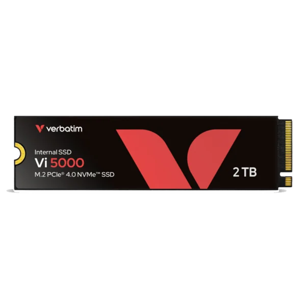 31827 Unidad de Estado Solido Verbatim Vi5000 NVMe 2TB M.2 4500 MB/s Escritura 5000MB/s Lectura PCI Express 4.0