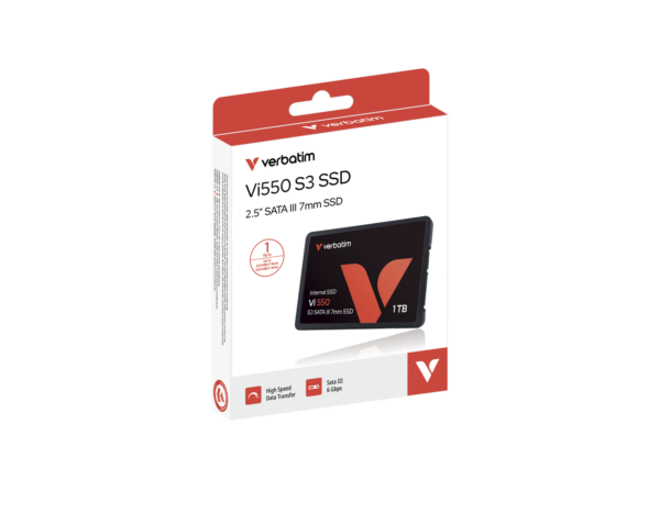 49353-pack-3d Unidad de Estado Solido Verbatim VI550 S3 1TB 2.5" SATA3 500MB/s Escritura 520MB/s Lectura