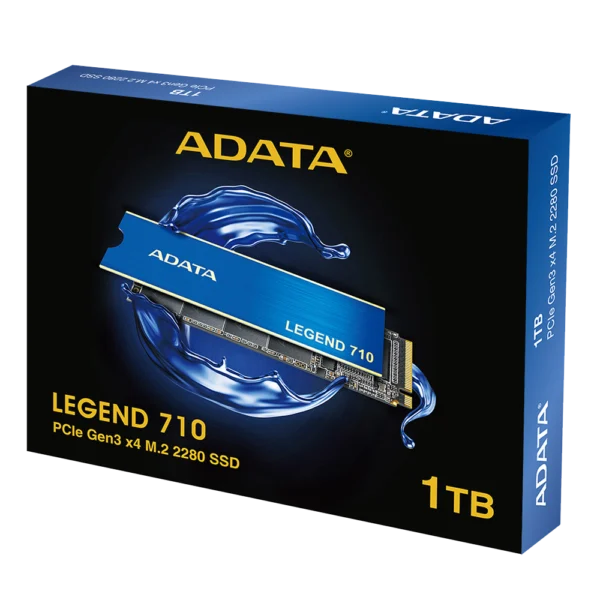 Unidad de Estado Solido Adata Legend 710 NVMe 1TB M.2 1800MB/s Escritura 2400MB/s Lectura PCI Express 3.0