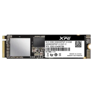 ASX8200PNP-512GT-C Unidad de Estado Solido XPG SX8200 Pro NVMe 4TB M.2 2300MB/s Escritura 3500MB/s Lectura PCI Express 3.0