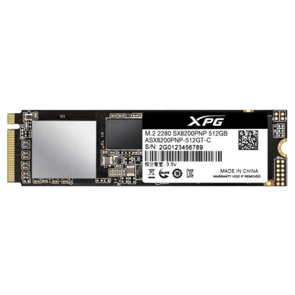 Unidad de Estado Solido XPG SX8200 Pro NVMe 4TB M.2 2300MB/s Escritura 3500MB/s Lectura PCI Express 3.0