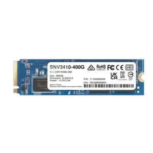 Unidad de Estado Solido para Servidor Synology SNV3410-400G NVMe 400GB M.2 750MB/s Escritura 3000MB/s Lectura PCI Express 3.0