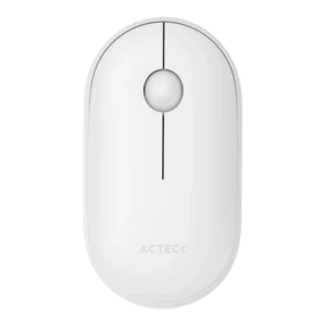 AC-934114-1 Mouse Estándar Acteck Optimize Edge MI460 Blanco Óptico 1600DPI 2 Botones RF Bluetooth USB-A Inalámbrico