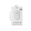 Mouse Estándar Acteck Optimize Edge MI460 Blanco Óptico 1600DPI 2 Botones RF Bluetooth USB-A Inalámbrico