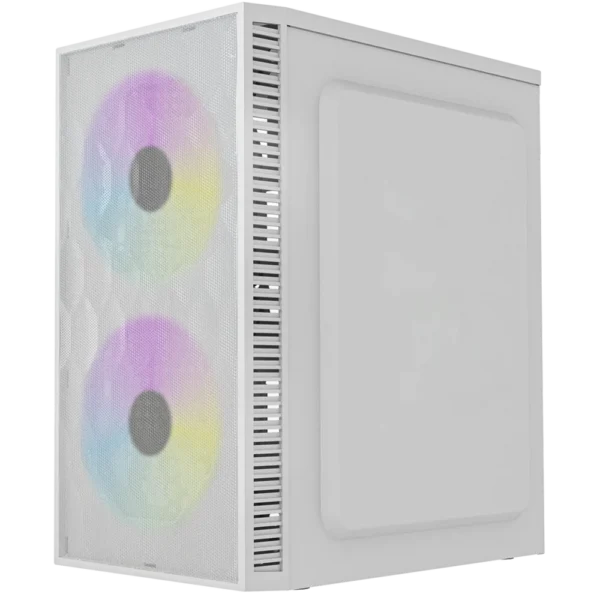 Gabinete Acteck Fuji GC470 Ventilador RGB Micro-ATX/Mini-ITX Mini Torre Blanco