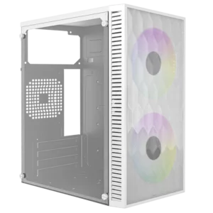 AC-939515 Gabinete Acteck Fuji GC470 Ventilador RGB Micro-ATX/Mini-ITX Mini Torre Blanco