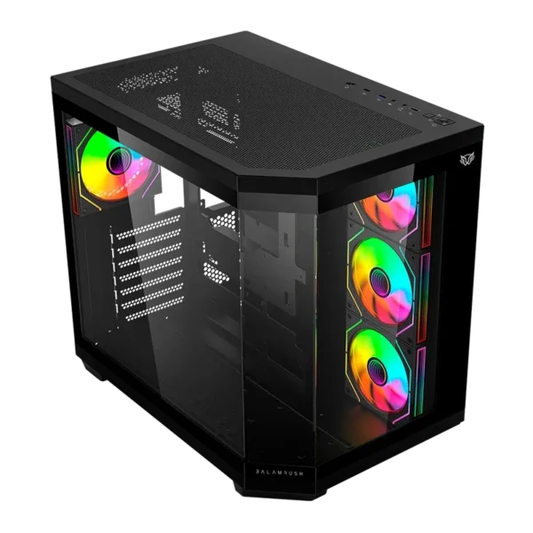 Gabinete Balam Rush Tank Master 9600 TB ATX/Micro-ATX/Mini-ITX Media Torre Negro