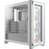 Gabinete Corsair iCUE 4000X Ventiladores RGB ATX/EATX/Micro-ATX/Mini-ITX Media Torre blanco