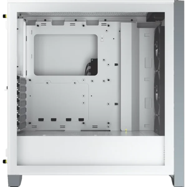 Gabinete Corsair iCUE 4000X Ventiladores RGB ATX/EATX/Micro-ATX/Mini-ITX Media Torre blanco