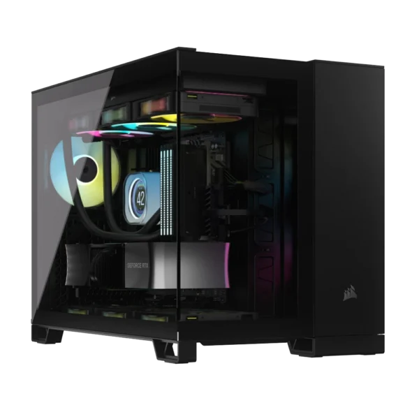 CC-9011267-WW Gabinete Corsair iCUE LINK 2500X RGB Micro-ATX/Mini-ITX Mini Torre Negro