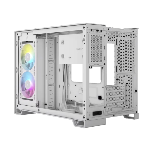 Gabinete Corsair iCUE LINK 2500X RGB Micro-ATX/Mini-ITX Media Torre Blanco